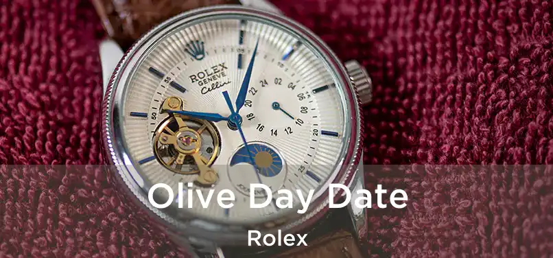  Olive Day Date Rolex